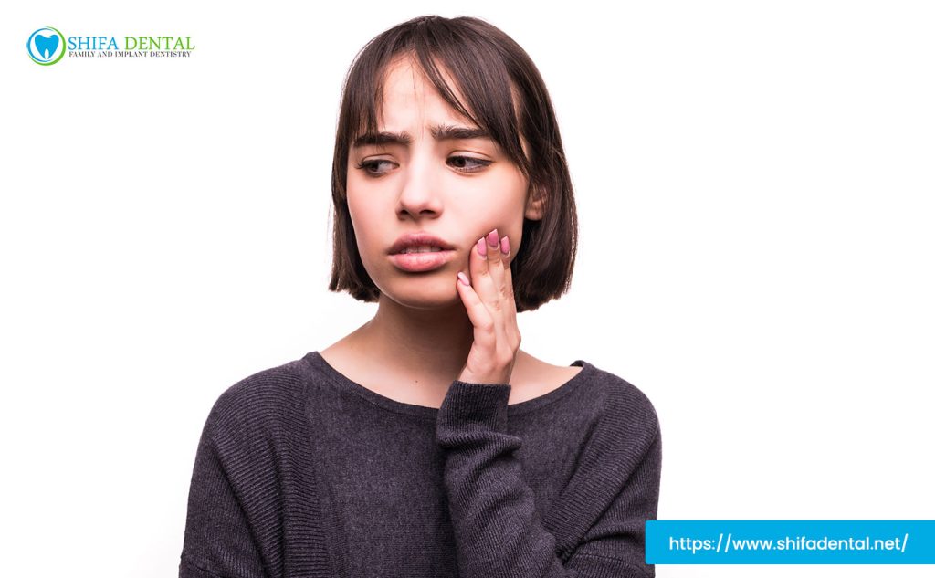 oral exam for gum swelling