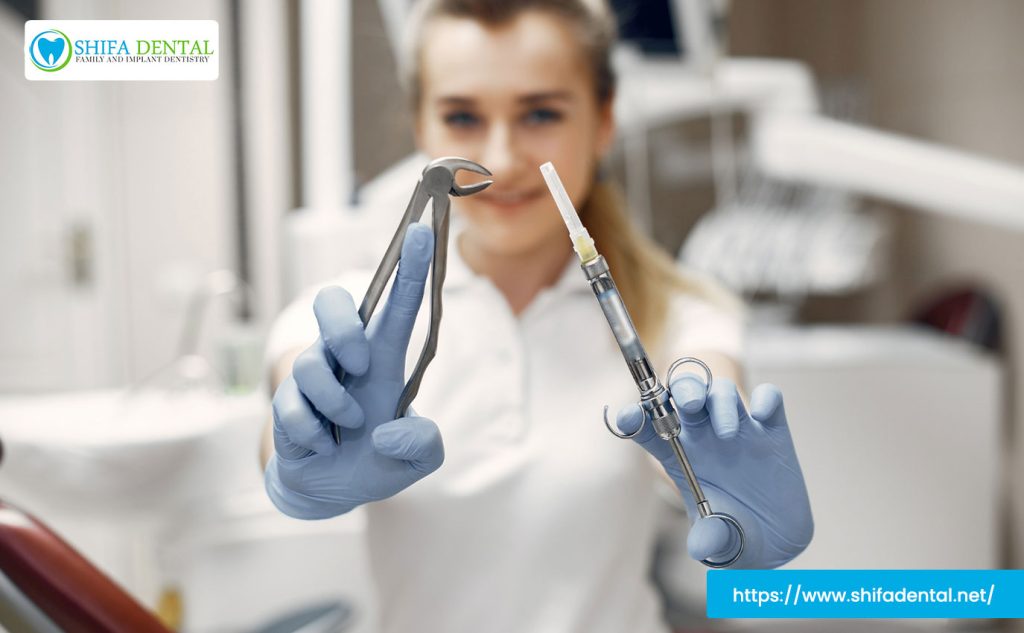 surgical tooth removal procedure